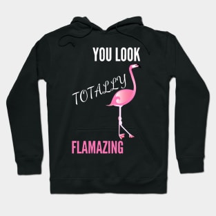 Cute Flamingo with Quote Gift Ideas Hoodie